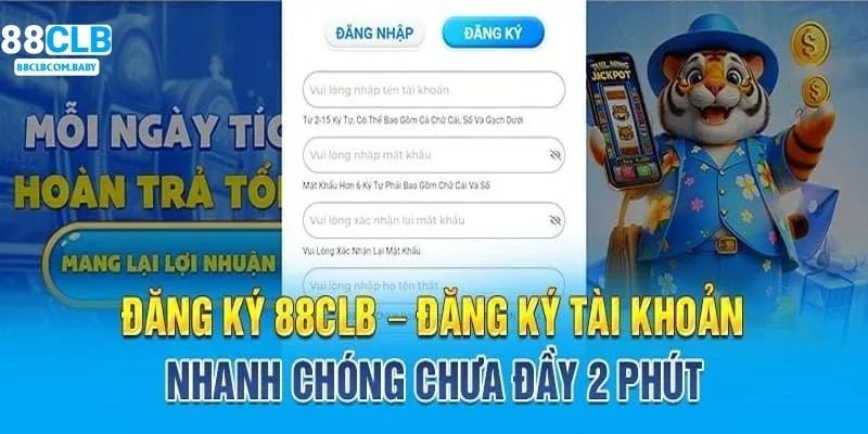 Hướng dẫn thao tác đăng ký 88CLB không khó để áp dụng.