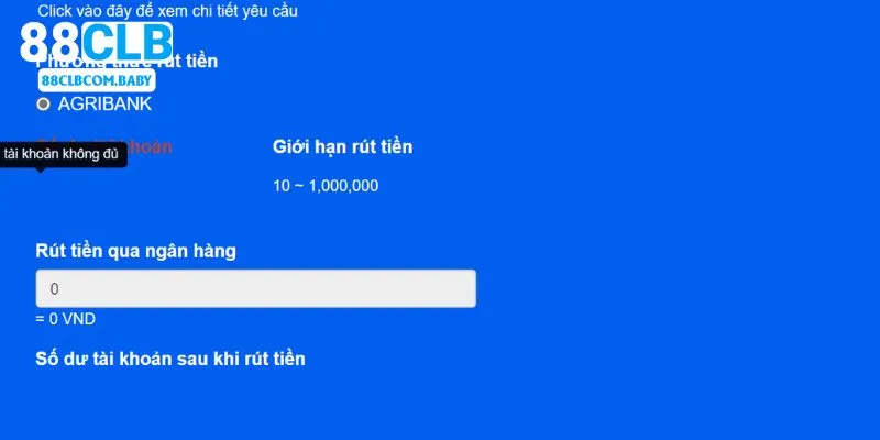 Quy định về hạn mức giao dịch tại sân chơi